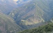 Rando chapelle santa Engracia vue sur le hameau de Montalba Randonnées Pyrénées la chapelle Santa Engracia