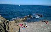 Sentier du littoral la crique des Porteils Randonnées Pyrénées Orientales, la crique de Porteils