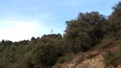 Randonnées Pyrénées Orientales vue sur la croix de Montbolo